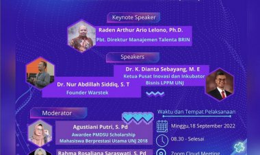 [18 September 2022] Optimizing the Role of Youth in Scientific Research Innovation to Support the Achievement SDGs