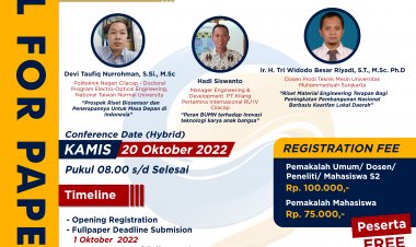 [20 Oktober 2022]Seminar Nasional Inovasi dan Pengembangan Teknologi Terapan