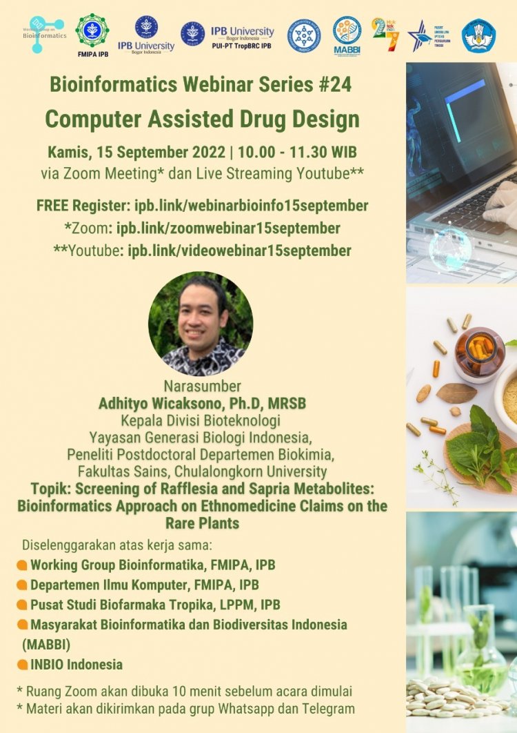 [15 September 2022] Computer-Assisted Drug Design