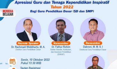 [10 Oktober 2022] Coaching Clinic bagi Guru Pendidikan Dasar
