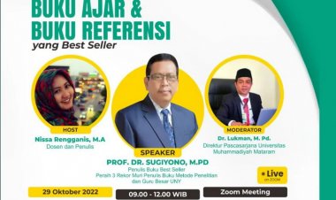 [29 Oktober 2022] Cara Mudah Menulis Buku Ajar dan Buku Referensi