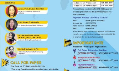 [29 November 2022] The 1st Lawang Sewu International Symposium on Humanities and Social Sciences