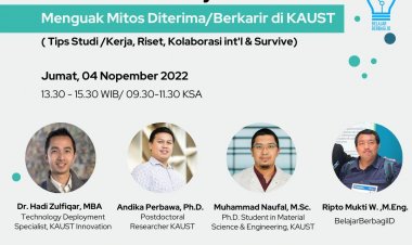 [4 November 2022] Kuliah atau kerja di KAUST? | Free webinar
