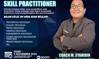 [9-30 November 2022] Negotiation Skill Practitioner