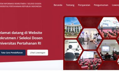 Lowongan Dosen Universitas Pertahanan RI