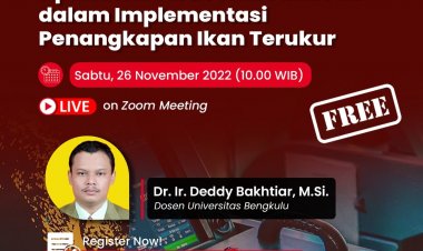 [26 Nov 2022] Aplikasi Metode Hidroakuastik dalam Implementasi Penangkapan Ikan Terukur | FREE WEBINAR