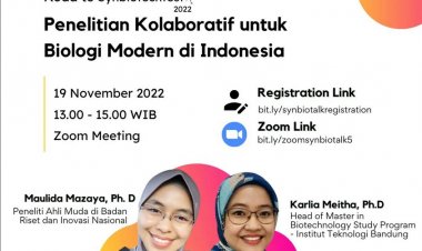 [19 November 2022] Penelitian Kolaboratif untuk Biologi Modern di Indonesia