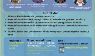 [24 November 2022] Peran Strategis Kimia Terhadap Pengembangan Ilmu Pengetahuan dan Teknologi Untuk Mewujudkan Net Zero Emission (NZE) 2060