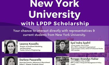 [15 November 2022] Studying in New York University with LPDP Scholarship