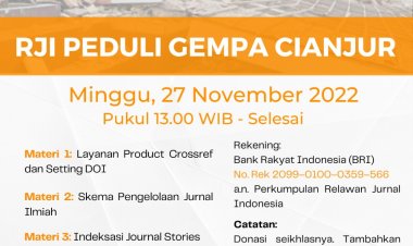 [27 November 2022] Workshop: RJI Peduli Gempa Cianjur