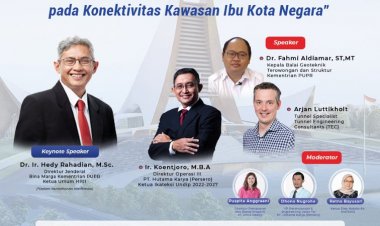 [30 November 2022] Webinar | Immersed Tunnel Infrastructure pada Konektivitas Kawasan Ibu Kota Negara