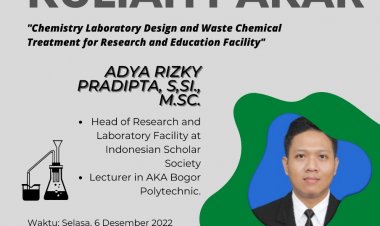 [6 Desember 2022] Chemistry Laboratory Design and Waste Chemical Treatment for Research and Education Facility | Kuliah Pakar