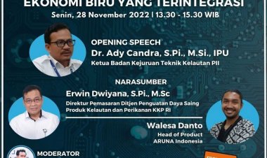 [28 November 2022] Peran IPTEK dalam Pengembangan Ekonomi Biru yang Terintegrasi