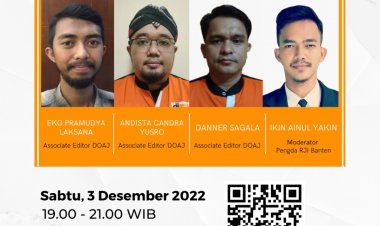 [3 Desember 2022] Workshop DOAJ Series 2 Relawan Jurnal Indonesia (RJI) "Copyright"