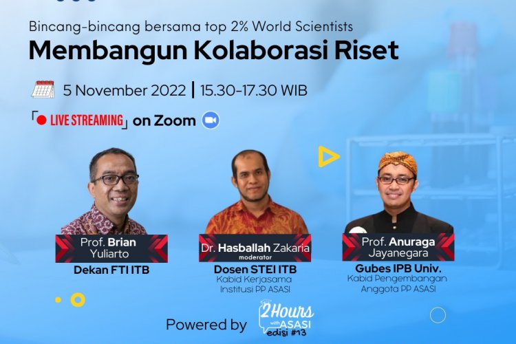 [5 Nov 2022] Bincang-bincang Bersama Top 2% World Scientists ...