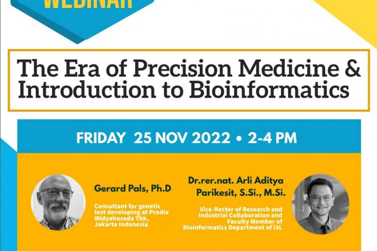 [25 November 2022] THE ERA OF PRECISION MEDICINE & INTRODUCTION TO ...