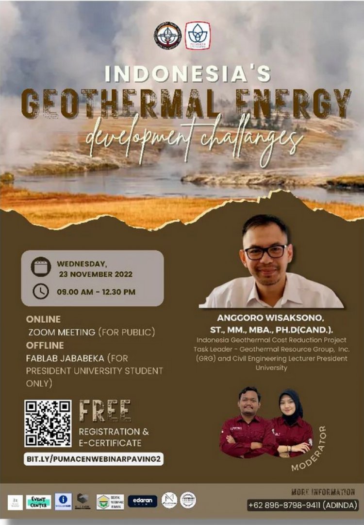 [23 November 2022] INDONESIA'S GEOTHERMAL ENERGY DEVELOPMENT CHALLANGES