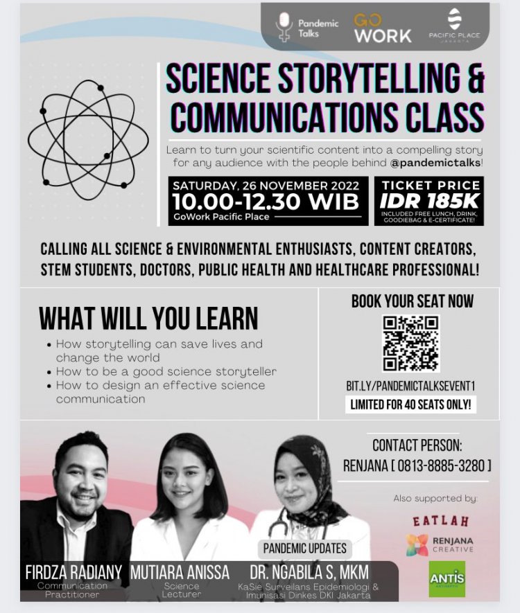 [26 November 2022] Science Storytelling & Communication Class