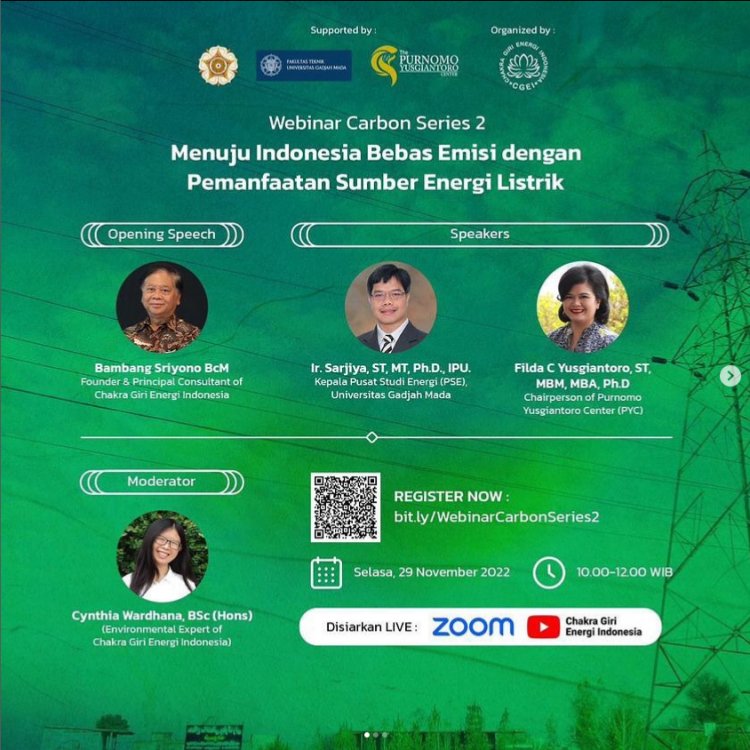 [29 November 2022] Menuju Indonesia Bebas Emisi dengan Pemanfaatan Sumber Energi Listrik