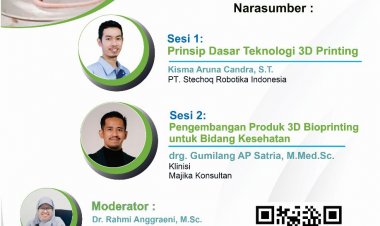 [7 Desember 2022] Seri Webinar: 3D Printing