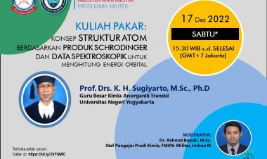 [17 Desember 2022] KULIAH PAKAR PRODI KIMIA UNHAN RI