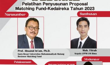 [27 Desember 2022] Pelatihan Penyusunan Proposal Matching Fund -Kedaireka Tahun 2023