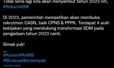 [Kesempatan Platinum] Informasi Rekrutmen CASN (CPNS dan CPPPK) 2023