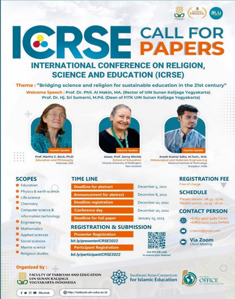 [December 20th, 2022] The 2nd International Conference on Religion, Science, and Education