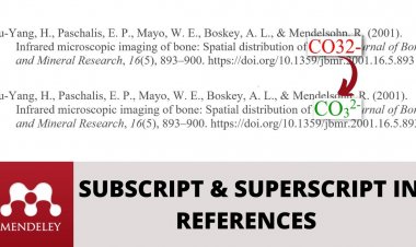 #3 Membuat Subscript and Superscript pada Aplikasi Mendeley
