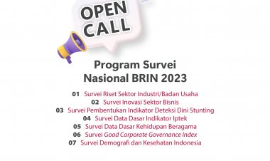 [Kesempatan Emas] Program Survei Nasional BRIN 2023