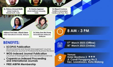 [17-18 March 2023] Malang International Conference of Project Management (ICPM) 2023