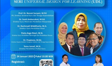 [24 Januari 2023] Peluncuran Guru Belajar dan Berbagi Seri Universal Design for Learning