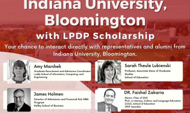 [31 Januari 2023] Studying in Indiana University Bloomington with LPDP Scholarship