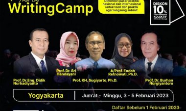 [3 - 5 Februari 2023] Pelatihan Intensif Penulisan Artikel Nasional dan Internasional
