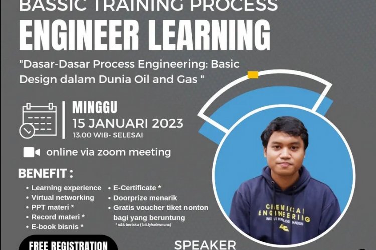 [15 Januari 2023 ] Dasar Dasar Process Engineering Basic Design dalam ...