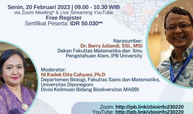[20 Februari 2023] Peran Bioinformatika dalam Pengelolaan Biodiversitas