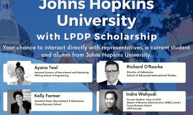 [14 Februari 2023] Studying in Johns Hopkins University with LPDP Scholarship