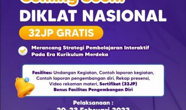 [20-23 Februari 2023] Merancang Strategi Pembelajaran Interaktif pada era Kurikulum Merdeka  32 JP GRATIS