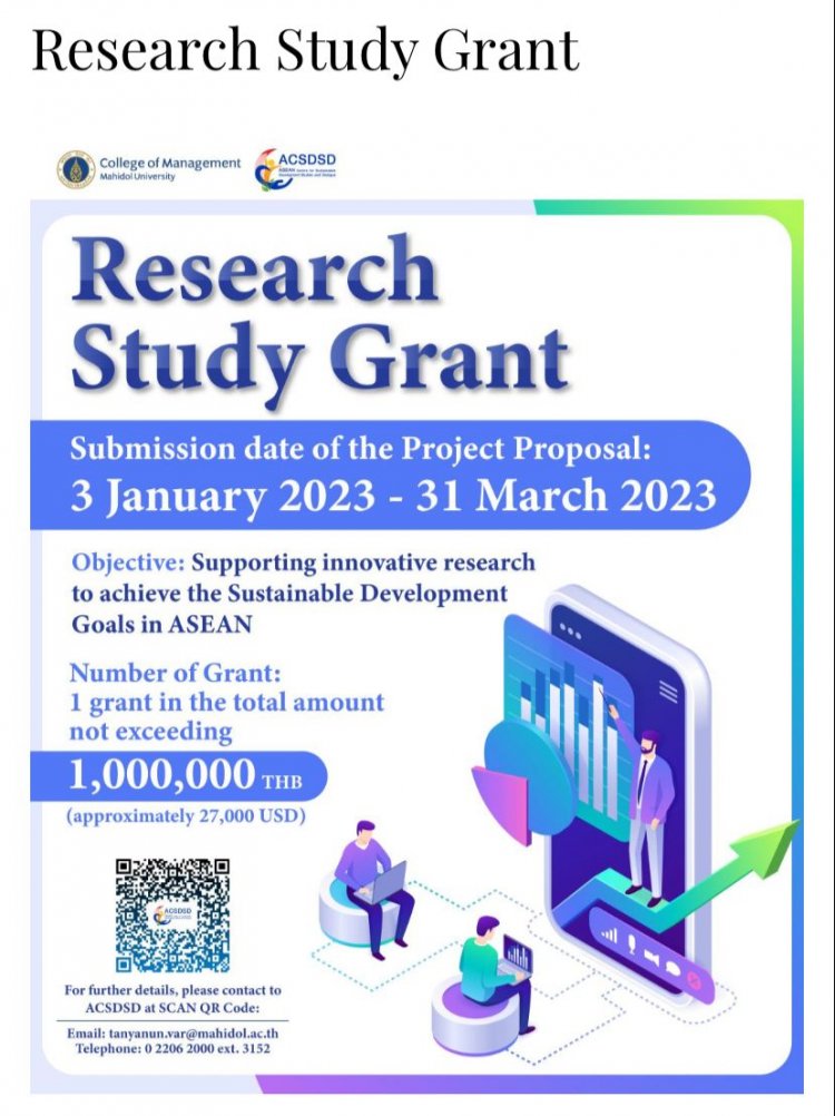 [Kesempatan Platinum] Research Study Grant 2023