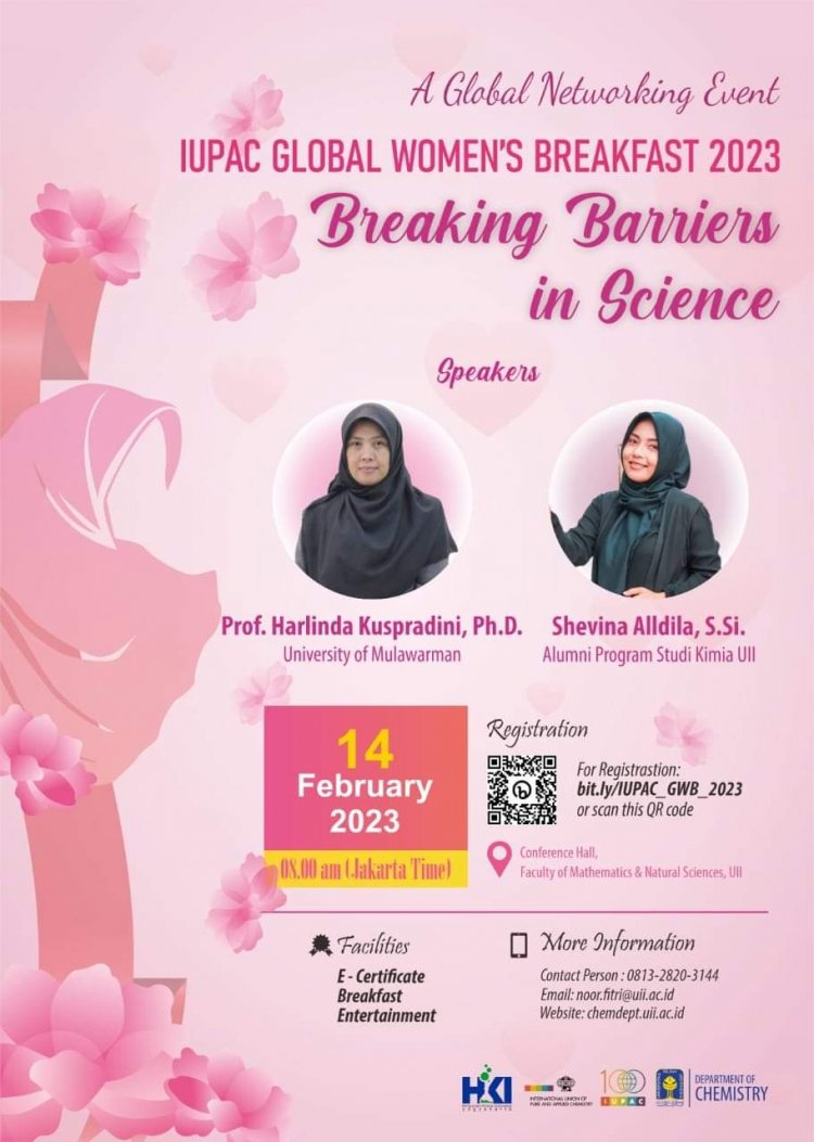 [14 Februari 2023] Breaking Barriers in Science | IUPAC Global Women's Breakfast 2023