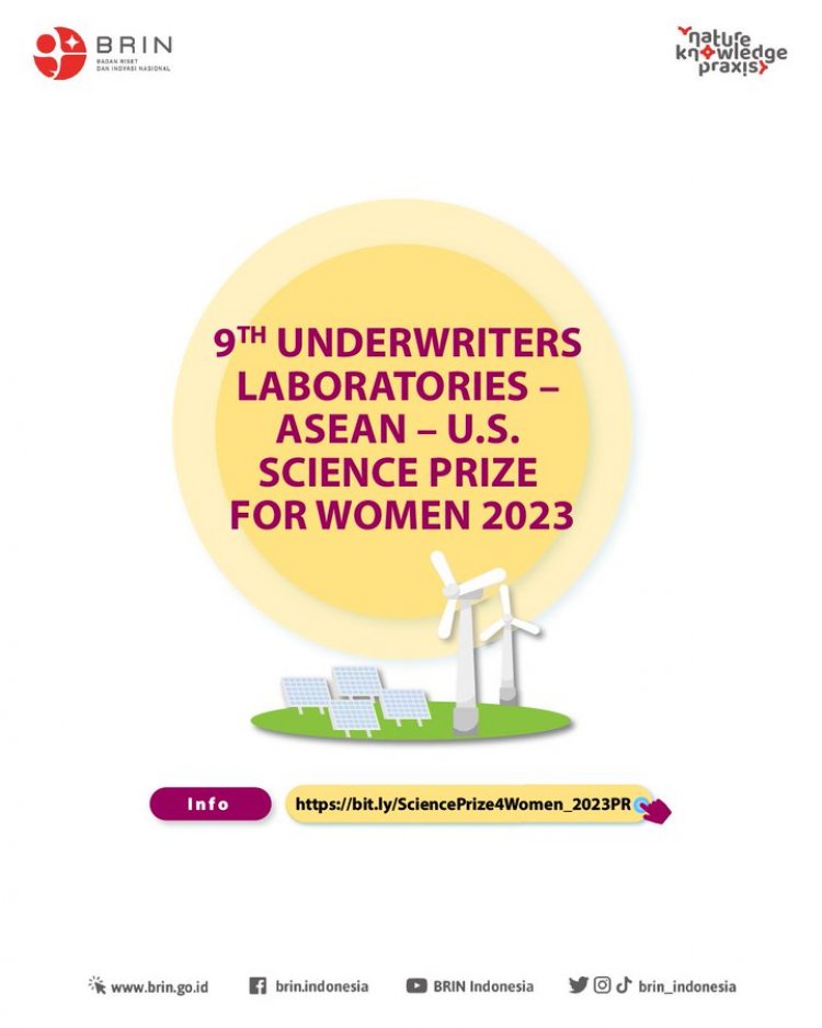 [Kesempatan Platinum] The 9th Underwriters Laboratories – ASEAN - US Science Prize for Women 2023