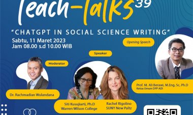 [11 Maret 2023] Teach Talks Session 39 | ChatGPT in Social Science Writing