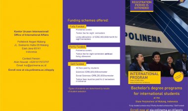 [Kesempatan Platinum] Beasiswa di Politeknik Negeri Malang bagi Mahasiswa Internasional