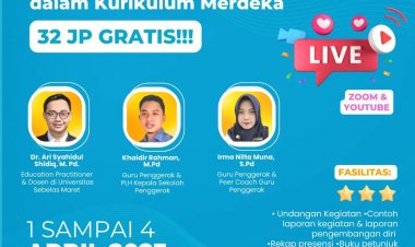 [1 - 4 April 2023] Diklat Nasional | Teknik dan Strategi Asesmen dalam Kurikulum Merdeka