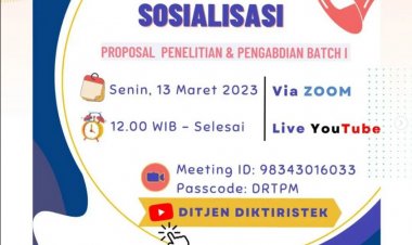 [13 -14 Maret 2023 ] SOSIALISASI PROPOSAL PENELITIAN DAN PENGABDIAN MASYARAKAT