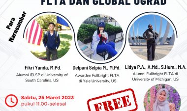 [25 Maret 2023] Pengenalan Beasiswa FLTA dan UPGRAD