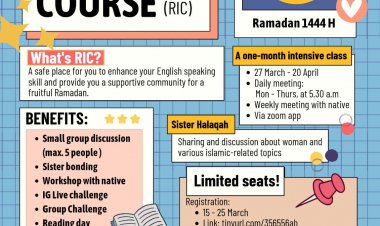 [27 Maret - 20 April 2023] Ramadan Intensive Course