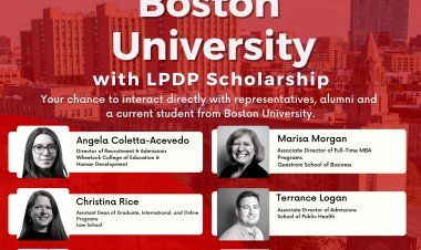 [28 Maret 2023] Studying in Boston University with LPDP Scholarship