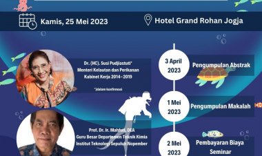 [25 Mei 2023] Seminar Nasional Teknik Kimia Kejuangan 2023 | Pengembangan Teknologi Pengolahan Sumber Daya Alam Termasuk Sumber Daya Maritim Indonesia dalam Meningkatkan Kemandirian dan Ketahanan Negara