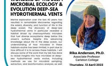 [13 April 2023 ] Microbial Ecology & evolution deep-sea hydrothermal vents